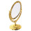 Oval Shaped European Desktop Makeup Mirror Double Sided Vintage Style 9
