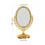Oval Shaped European Desktop Makeup Mirror Double Sided Vintage Style 2