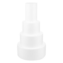 4 pcs 1 set white cake dummies for photo props and diy crafts