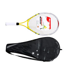 alloy tennis racket set with bag for kids teens outdoor play yellow
