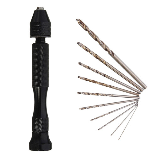 Mini Drill Bit Set Hand Drills With Rotary Bits Jewelry Engravings