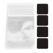 50Sets PVC Opbergzakjes Met Rits Voor Sieraden En Accessoires