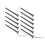 Assorted Nails For Home Use Iron 100pcs 0.63x0.08x0.08in 11