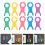 25 Pcs Braided Fish-Shaped Winding Board Embroidery Thread Storage 10