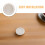 4pcs White Stair Gate Wall Protectors No Drill for Door Frames 10