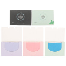 500 pcs facial oil blotting paper linen pink assorted fragrance