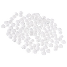 1 Bag Of 200pcs 6mm(0.2 Inch) Round Glass Patches Time Glass Stickers