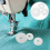 Raindrops Spool Cap White 6pcs Large 1.6in For Sewing Enthusiasts 11