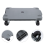 splicable tortoise cart 4 rounds light grey flat sorting cart 4