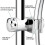 Hand Shower Holder, Shower Head Shower Head Holder, Abs Chrome 3