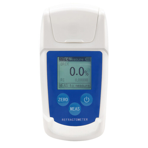 Digital Brix Refractometer 0-55% Range ATC Refractive Index Sugar Content Tester For Fruit Juice Drinking Water