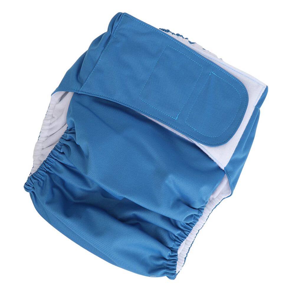 Dark/Blue High Absorption Reusable Adult Cloth Diaper Underwear Leak Proof Incontinence Nappies