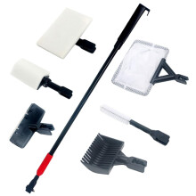 Telescopic Handle Aquarium Brush Kit Anti Skid Grip Extendable Reach Algae Removal Gravel Raking Portable Easy To Use