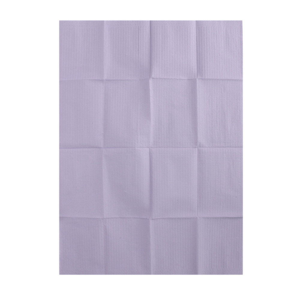 10 Bags Disposable Nail Art Table Towels Waterproof Soft Absorbent Purple