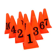 Soccer Training Marker Cones 10-Pack Obstacle Barrels For Football Drills Indoor Outdoor Use Speed And Agility Training