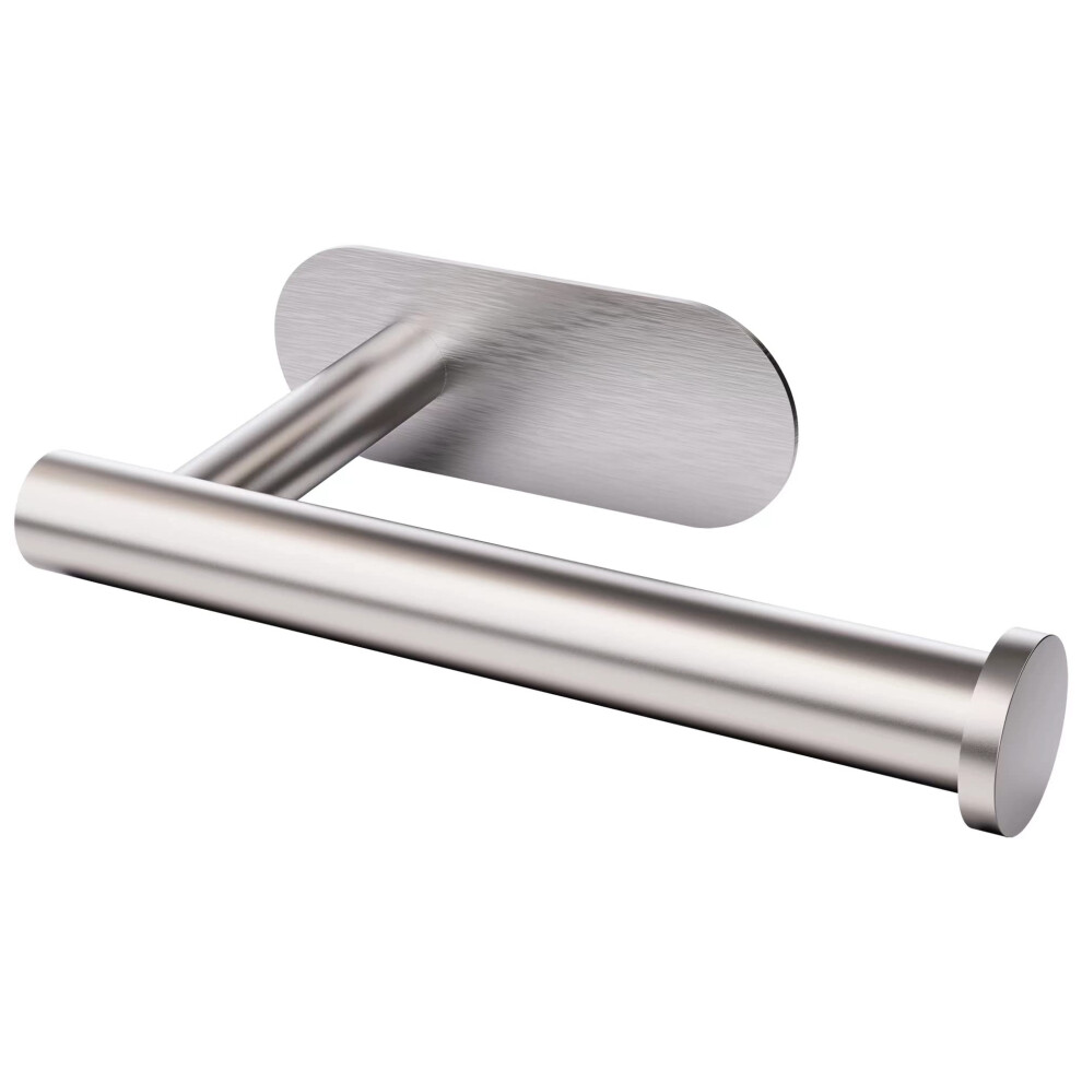 Toilet Roll Holder Self-Adhesive Stainless Steel, No Drilling Required, Waterproof, Strong Adhesive, Wall Mounted-image-OPC-PKNNCGF-NEW
