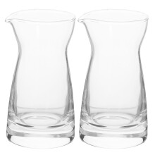 2Pcs Glass Milk Jug 80 Ml Pouring Sauce Container