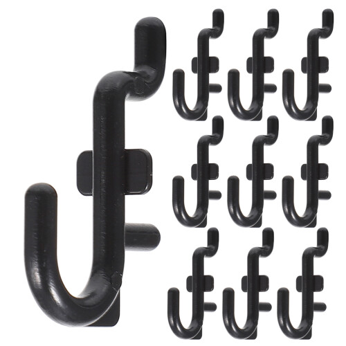 10pcs pegboard hooks for garage storage hanging display hangers 2