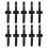 10pcs pegboard hooks for garage storage hanging display hangers 1