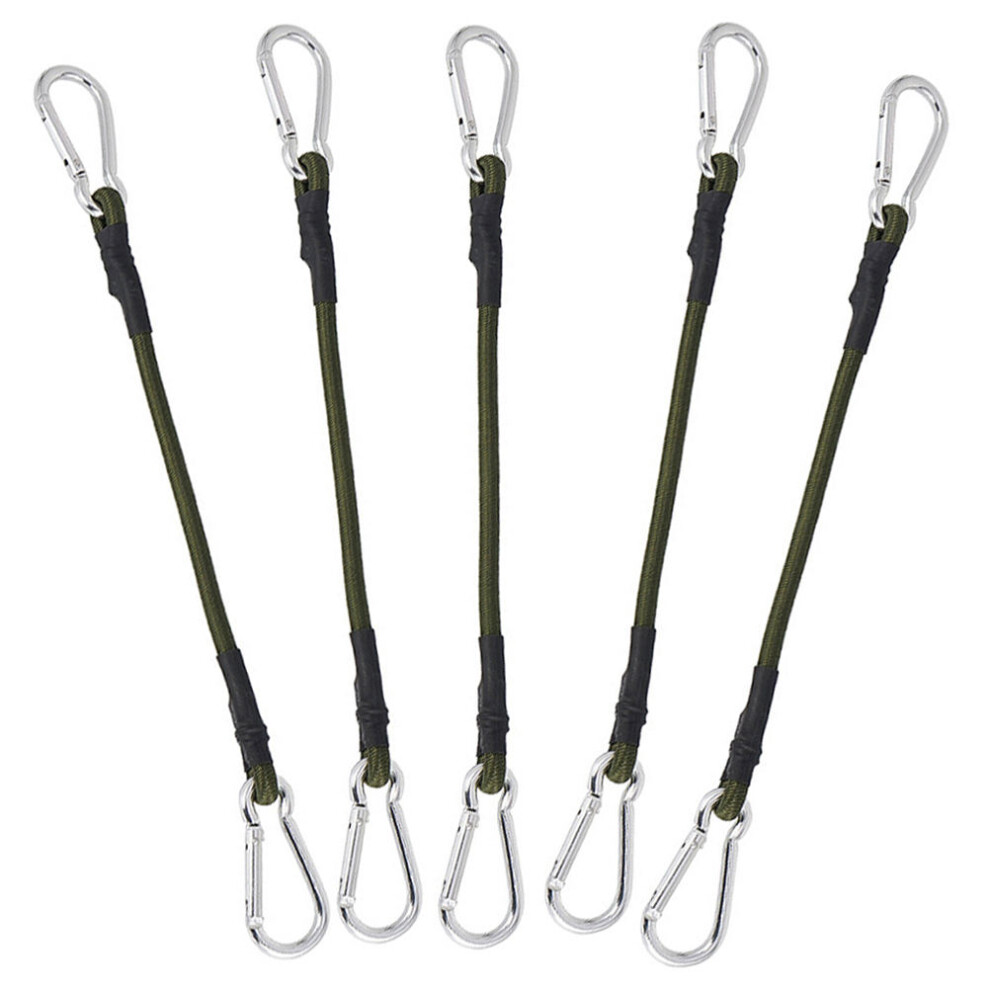 5Pcs Heavy Duty Bungee Cords With Hooks For Luggage Binding 3252049269550