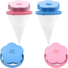 Lint Catcher for Laundry,Pet Hair Remover for Laundry,Washing Machine Floating Lint Mesh Bag,Reusable 4 Pcs