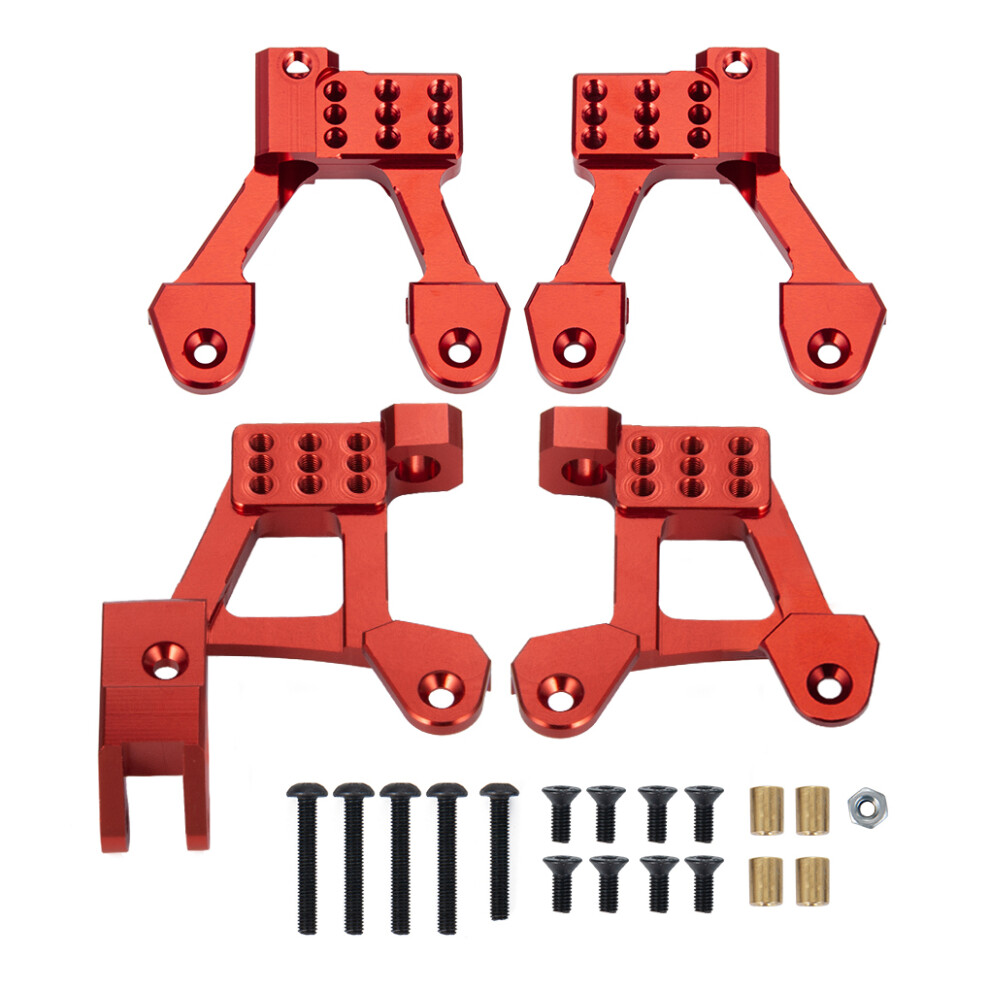 (Red) Aluminum Alloy 1/10 Front Rear Shock Absorber Smooth Rc Front Rear-image-OPC-PKNNRPV-NEW