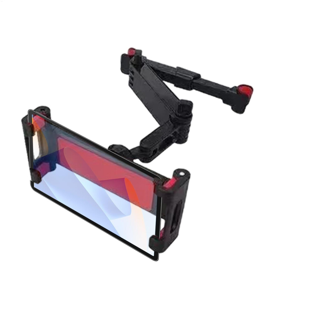 Car Headrest Tablet Holder Flexible Tablet Mount Stable Tablet Car Mount For Kids And Adults Suv Pickup Truck Black/Red 9393856880935