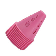 Marking Training Road Cone 10-Piece Set Portable Sturdy Plastic Soccer Training Cone Pink