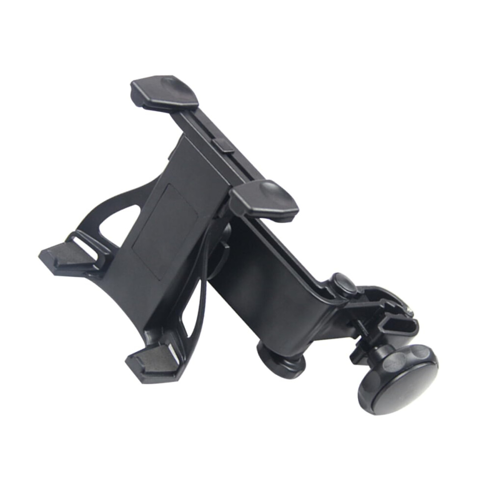 Car Headrest Tablet Holder Adjustable Back Seat Mount For 5-12.9 Inch Tablets Universal Black 9393856881055
