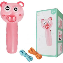 Handheld Rope Launcher Thruster Fling String Cat Toy with 2 Ropes