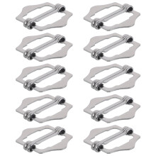 10 metall dreifach-schiebeverschlüsse für gurtband
