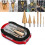 High-Speed Reaming Pagoda Sawtooth Set,6Pcs Titanium Plating Drill Bit Set 1