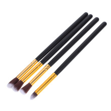 4-teiliges Augenpinsel-Set für Lidschatten, Rouge, Puder & Foundation