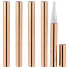 5 stück 3 m helle gold leere nagellackstifte lipgloss-röhrchen