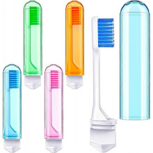 Travel Toothbrush Bulk Folding Toothbrush with Toothbrush Box Soft Potable Travel Size Toothbrush Individually Wrapped