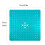 Square Shower Mats Non-slip Washable Bath Mat with Suction Cup 3