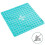 Square Shower Mats Non-slip Washable Bath Mat with Suction Cup 10