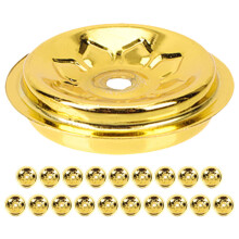 20St Gouden Drijvende Wicks Houder Metalen Boeddha Lamp Voor Gebed