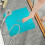 Square Shower Mats Non-slip Washable Bath Mat with Suction Cup 13