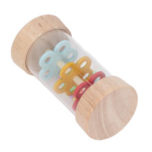Wooden Rain Stick Toy 9.5cm Hand-Eye Coordination Educational Tool