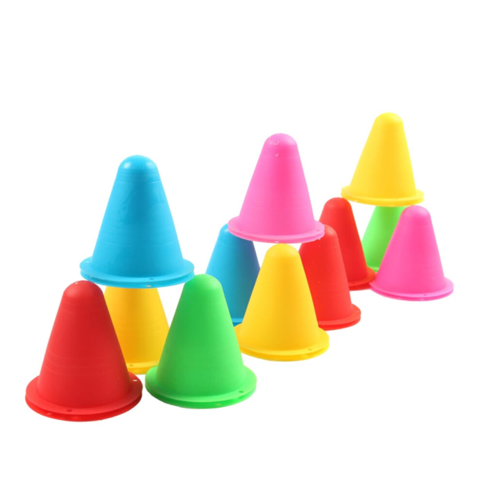Roller Skating Roadblock Pile Sport Cones 50-Pack Mini Traffic Cones For Agility Training 9084446032796