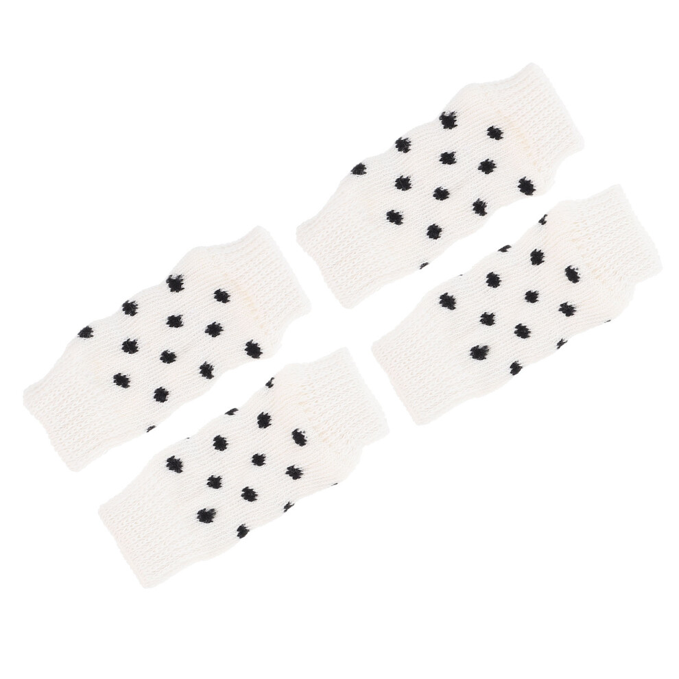 4 Szt. Skarpetki Na łApy Dla , Elastyczne, OcieplająCe, AntypośLizgowe-image