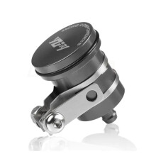 Tank Cup Oil Cup For Yamaha YZF R1 YZFR1 2004-2014 Aluminium Gray Rear Brake Fluid Reservoir Clutch Tank