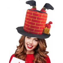 christmas chimney hat, christmas hat christmas funny hat novelty christmas hat christmas party hat