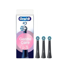 Dental brush - ORAL B - iO Gentle Care - Black - 3 pieces - Gentle micro-vibrations