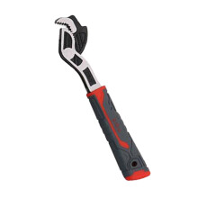 Pipe Wrenches Rapid Adjust Soft Grip Plumbing Wrench 8-Inch Multipurpose Spanner Wrench For Tight Kitchen Bathroom