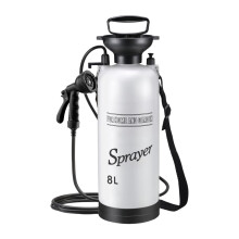 Portable Shower Manual Handheld Sprayer For Camping White Large Outdoor Pet Bath RV Car Wash