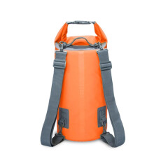 PVC Waterproof Backpack Kayak Pouch 30L Orange Dry Bag For Kayaking, Boating, Travel, Trekking (5L-30L)