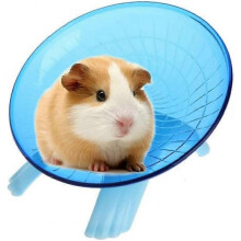 Hamster Flying Saucer Exercise Wheel Silent Jogging Running Spinner Wheel Toy for Small Animal Chinchilla Gerbil Rat