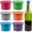 Silicone Wine Stoppers - Seals On Bottles - Reusable Beer Caps - Wine (6-Pack, Multicolor) 1